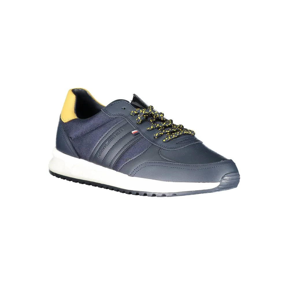 Tommy Hilfiger Blue Synthetic Sneaker - EU44/US11 - Sneakers