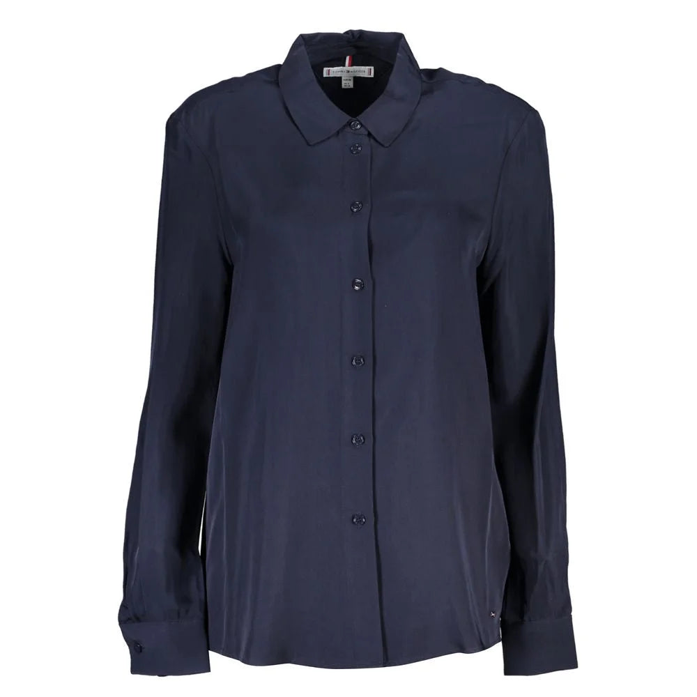 Tommy Hilfiger Blue Viscose Shirt - 34 - Shirts