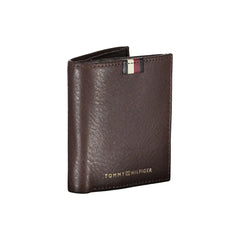 Tommy Hilfiger Brown Leather Wallet - Wallets