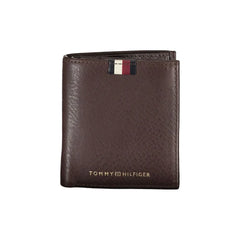 Tommy Hilfiger Brown Leather Wallet - Wallets