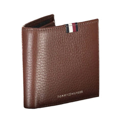 Tommy Hilfiger Brown Leather Wallet - Wallets