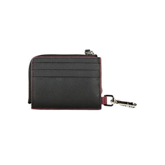 Tommy Hilfiger Chic Leather Card Holder with Snap Hook - Card Cases