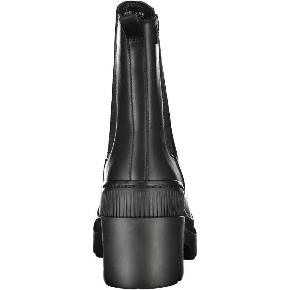 Tommy Hilfiger Chic Side Elastic Ankle Boots with Logo Detail - EU37/US7 - Boots