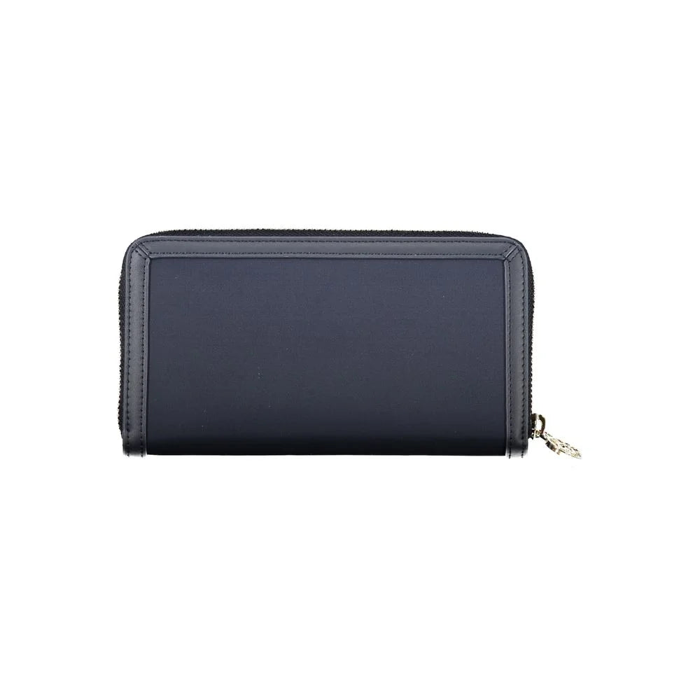 Tommy Hilfiger Chic Sustainable Blue Wallet with Secure Zip - Wallets