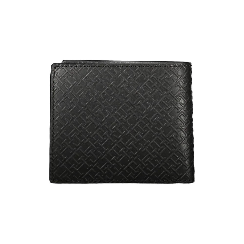 Tommy Hilfiger Classic Leather Wallet with Coin Purse & Card Slots - Wallets