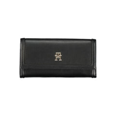 Tommy Hilfiger Elegant Black Dual-Compartment Wallet - Wallets