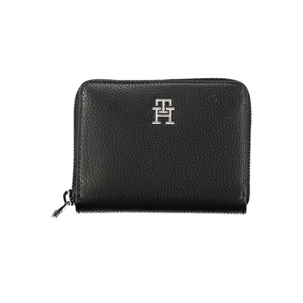 Tommy Hilfiger Elegant Black Polyethylene Wallet - Wallets