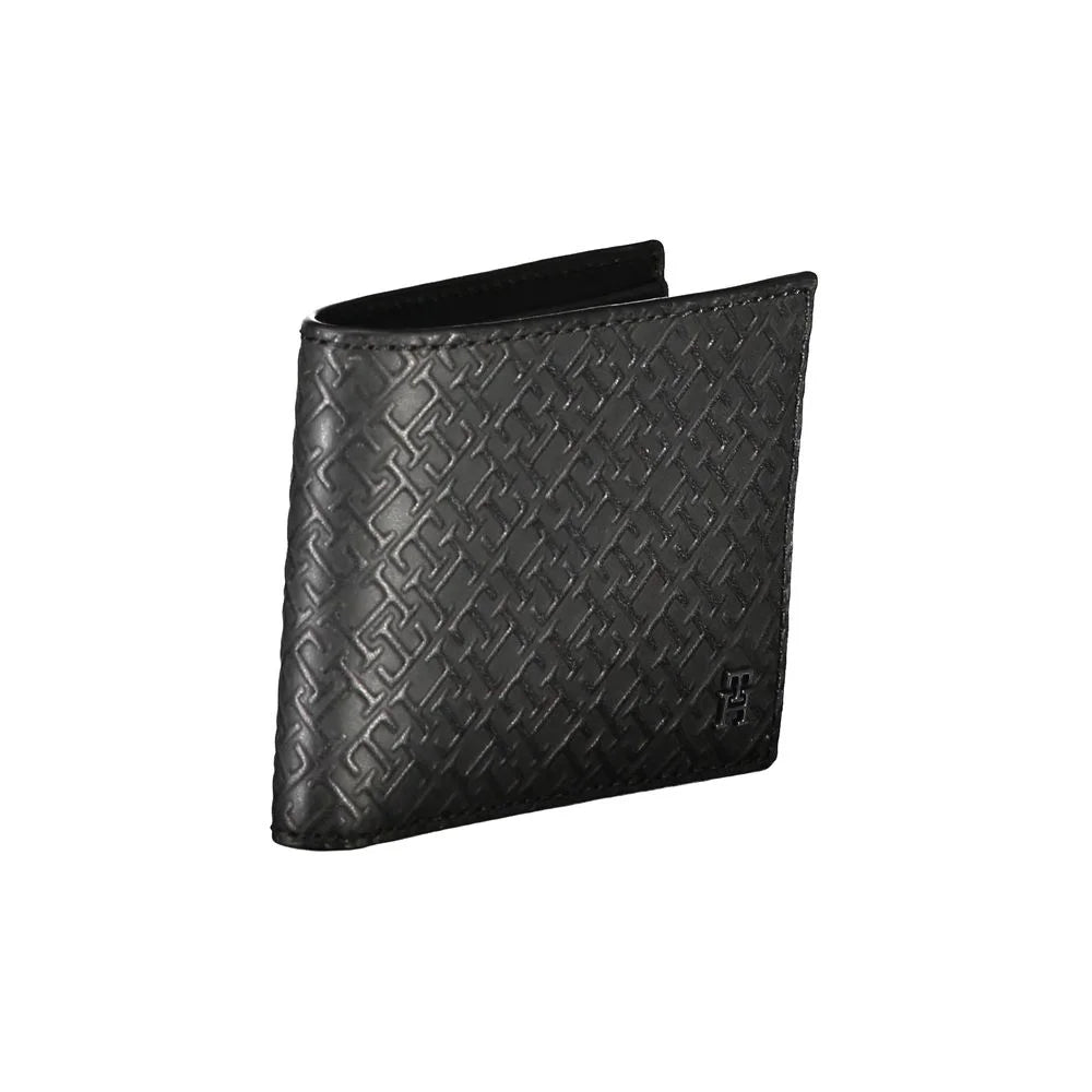 Tommy Hilfiger Elegant Leather Double Card Wallet with Contrast Details - Wallets