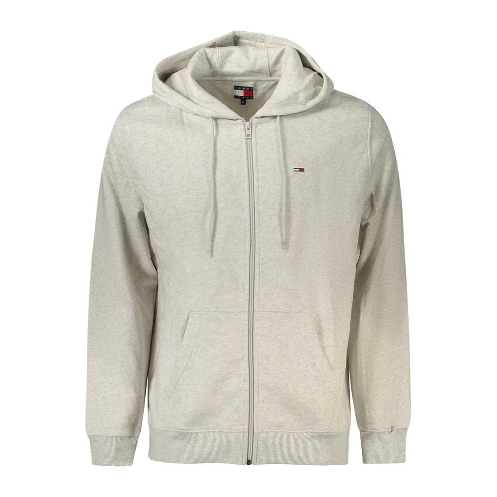 Tommy Hilfiger Gray Cotton Men Sweater - Hoodies