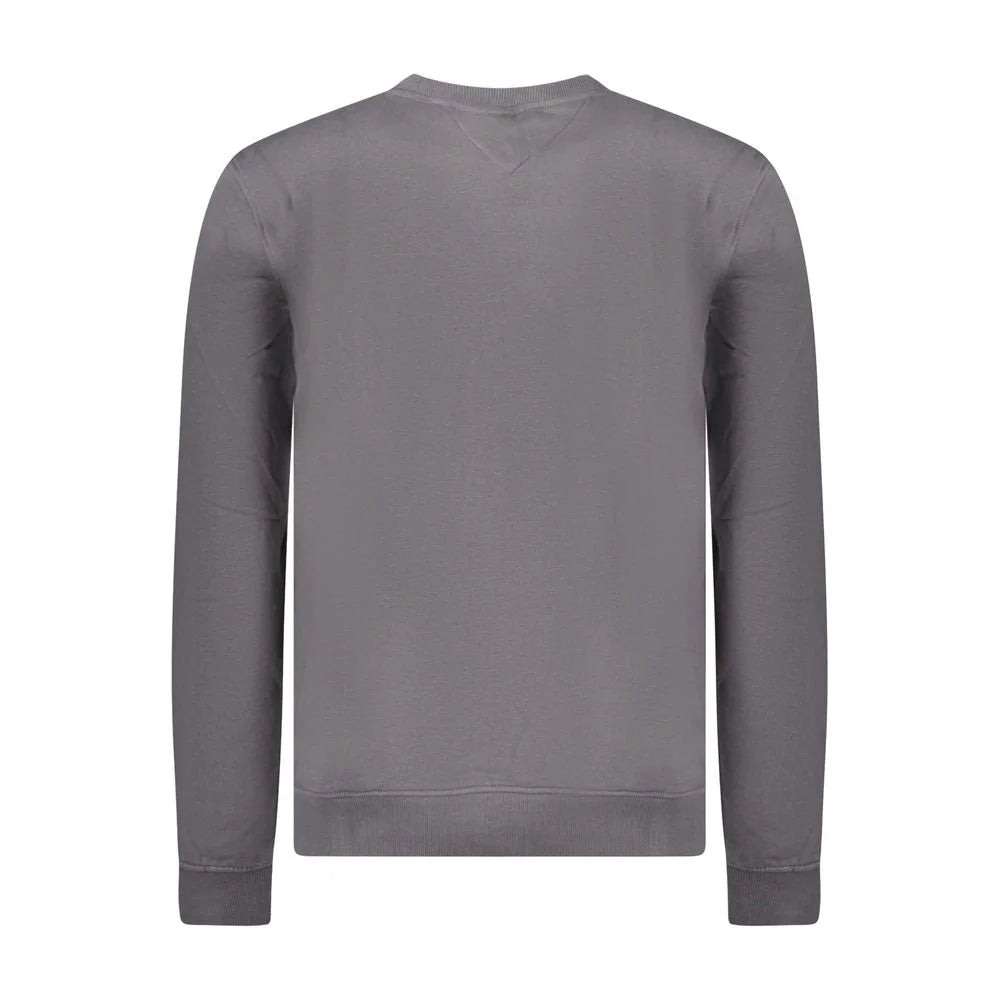 Tommy Hilfiger Gray Cotton Men Sweater - Sweatshirts