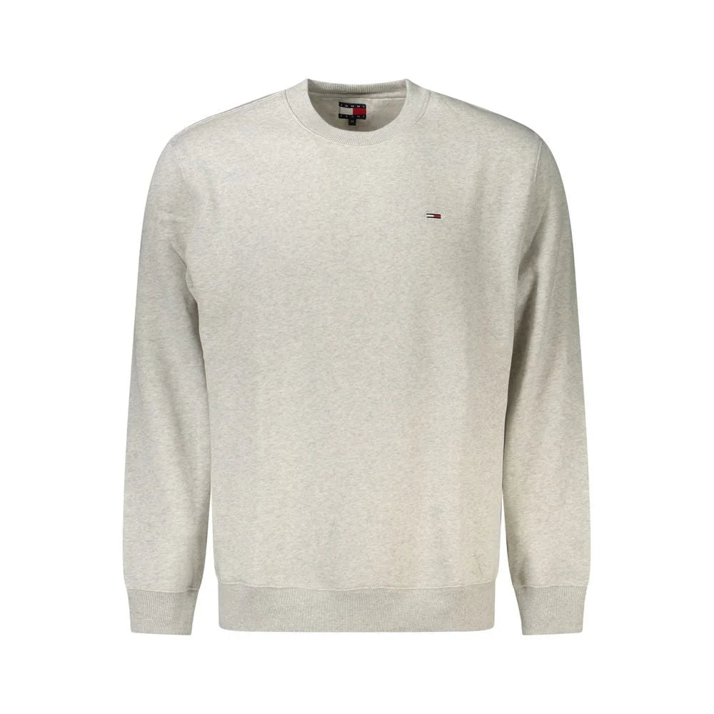 Tommy Hilfiger Gray Cotton Men Sweater - Sweatshirts