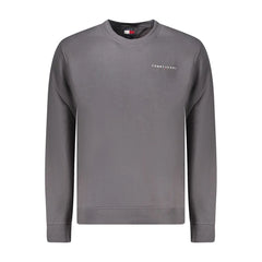 Tommy Hilfiger Gray Cotton Men Sweater - Sweatshirts