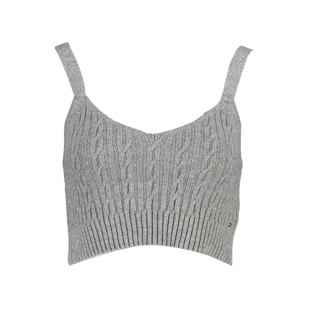 Tommy Hilfiger Gray Cotton Shirt - Tank Tops