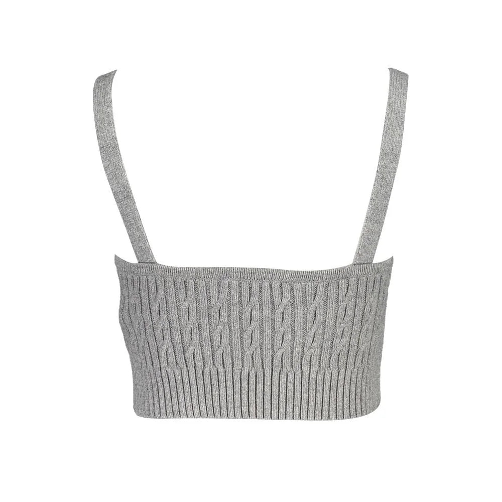 Tommy Hilfiger Gray Cotton Shirt - Tank Tops