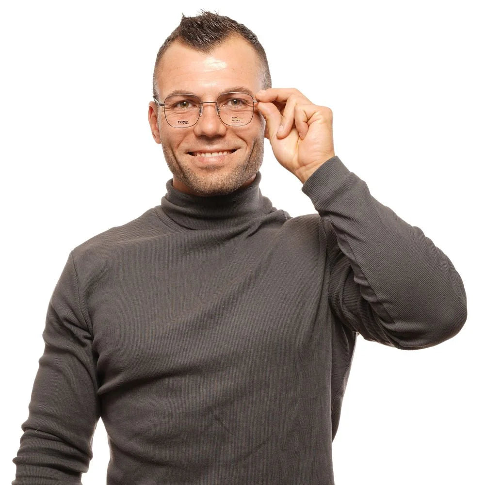 Tommy Hilfiger Gray Unisex Glasses Frame - Eyeglasses