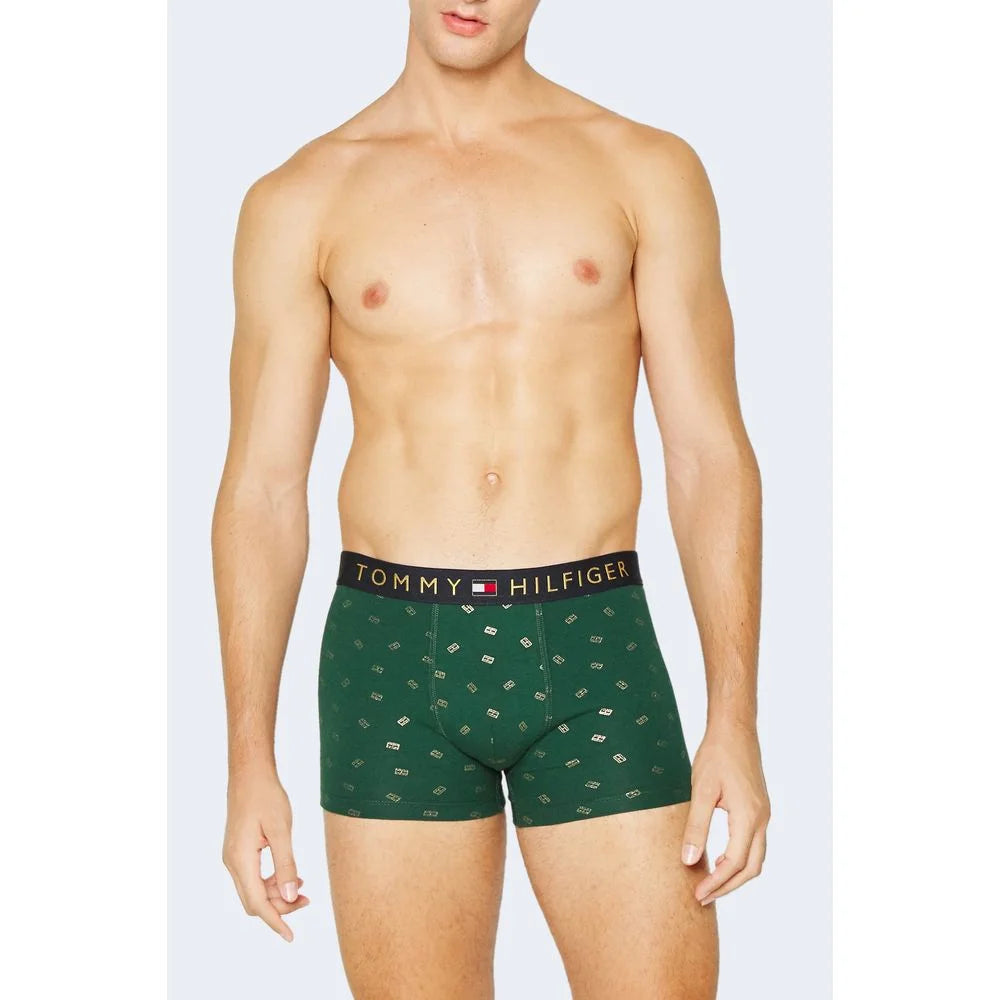 Tommy Hilfiger Green Cotton Boxer