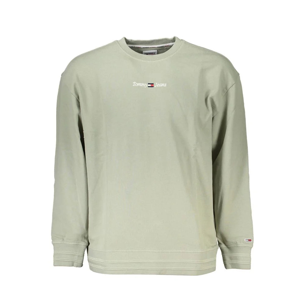 Tommy Hilfiger Green Cotton Men Sweater - L - Sweatshirts