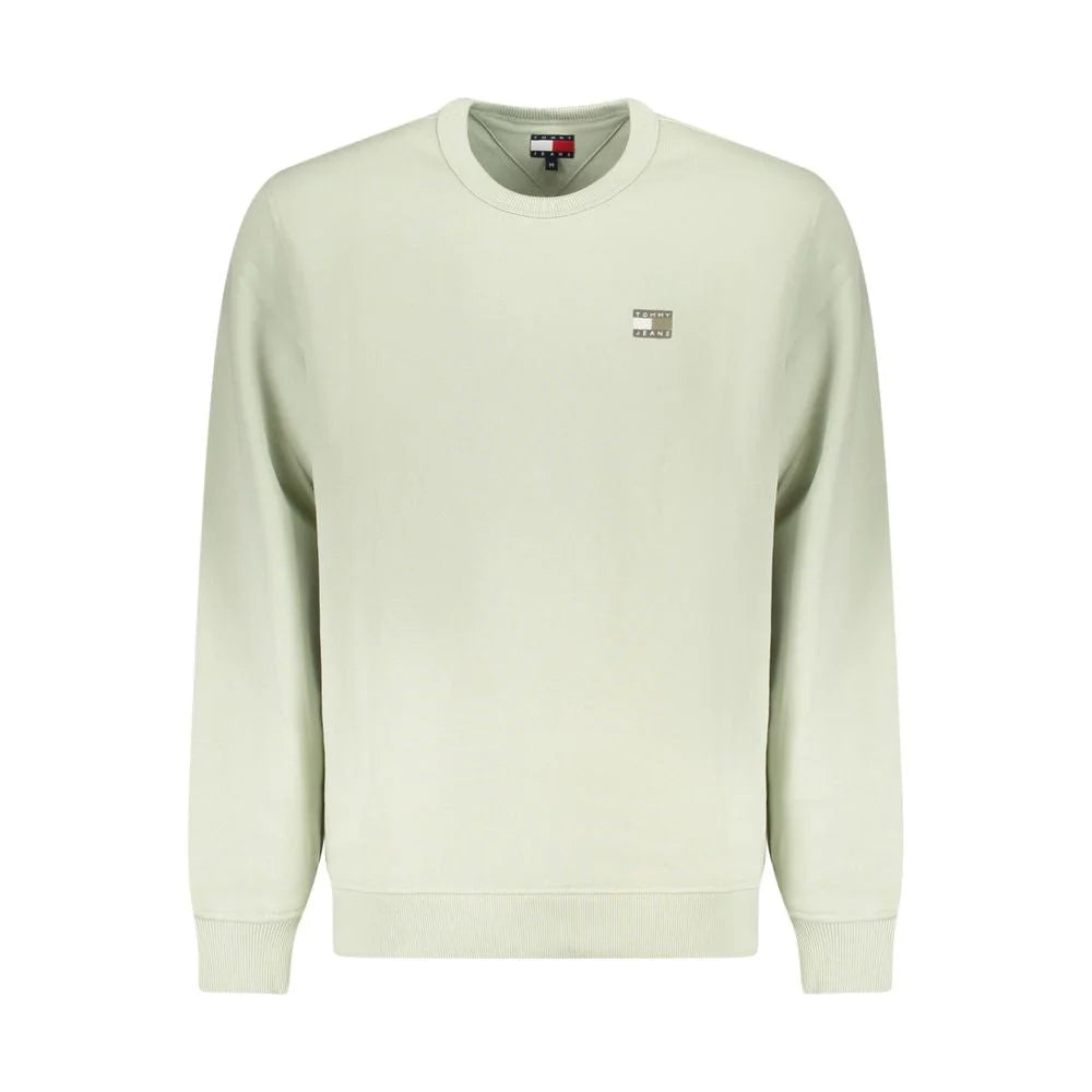 Tommy Hilfiger Green Cotton Men Sweater - Sweatshirts