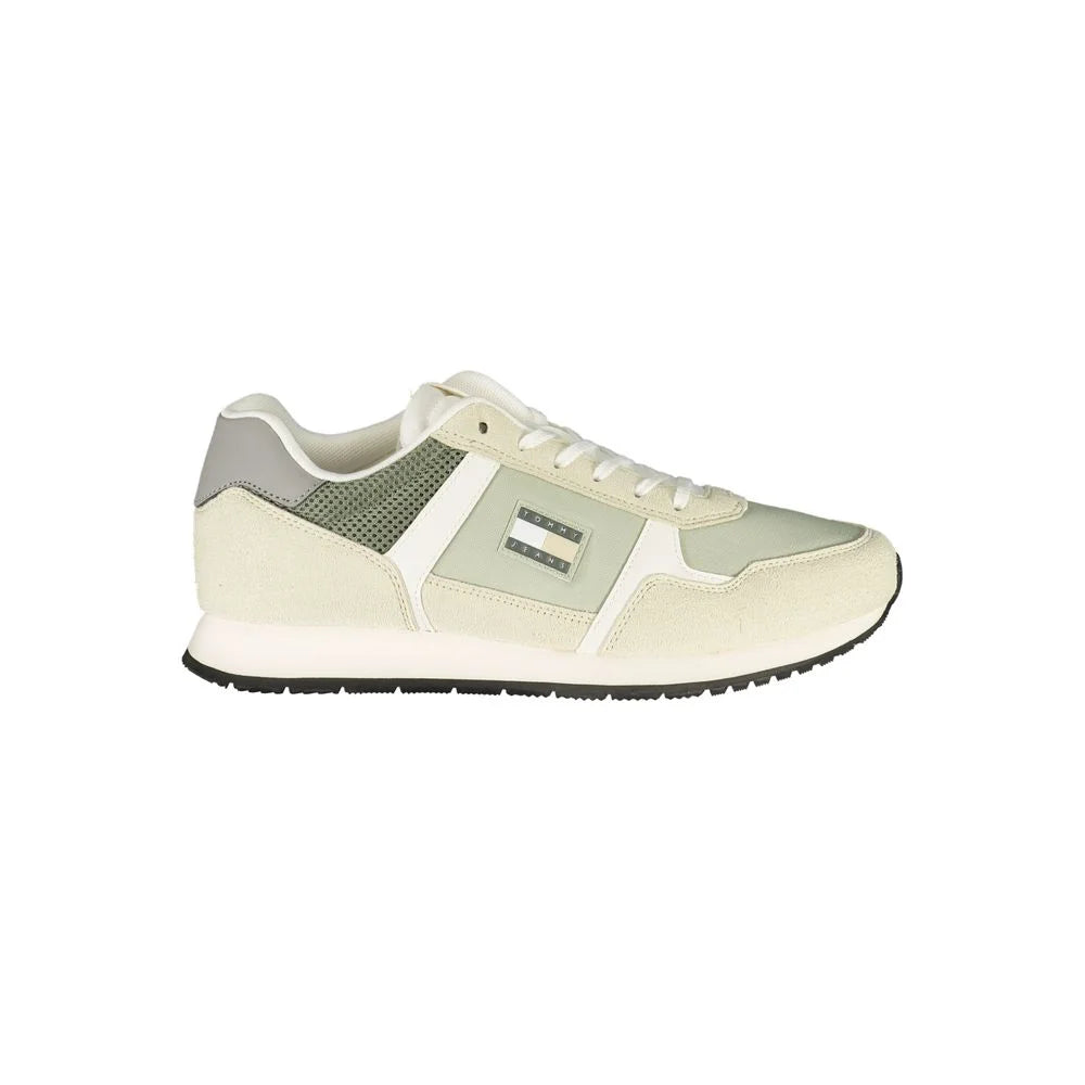 Tommy Hilfiger Green Polyester Men Sneaker