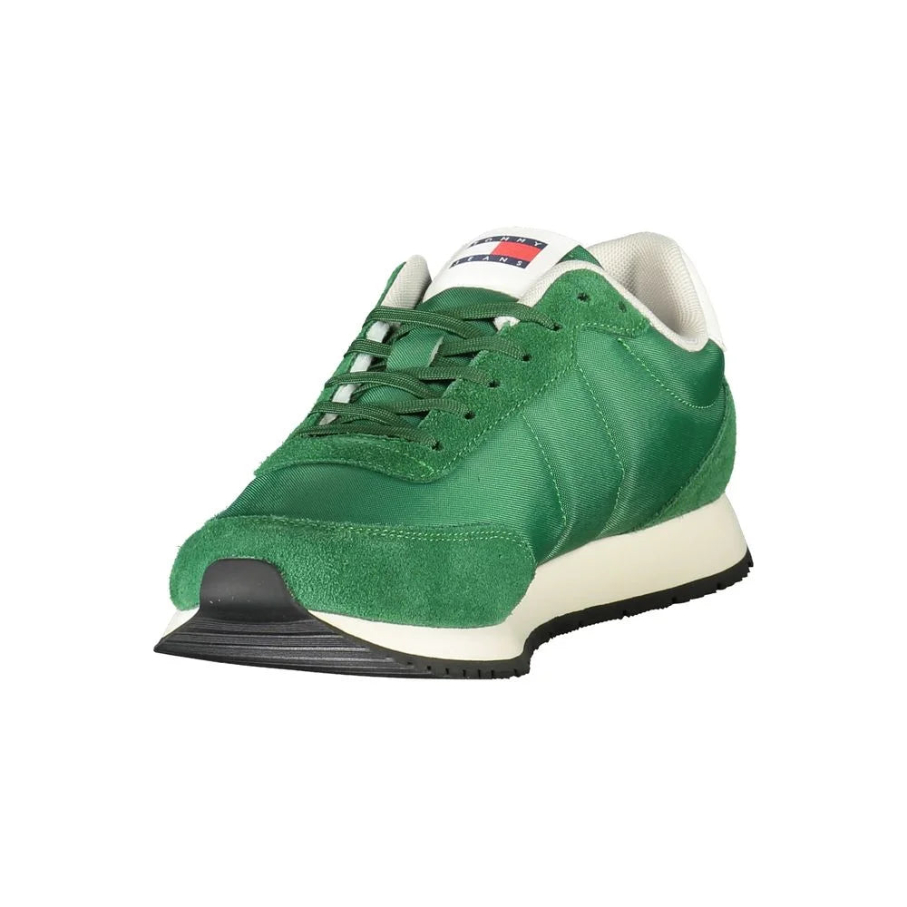 Tommy Hilfiger Green Polyester Men Sneaker - Sneakers