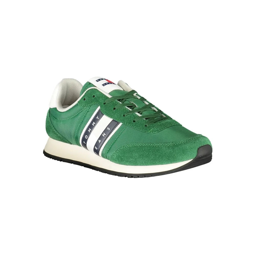 Tommy Hilfiger Green Polyester Men Sneaker - Sneakers