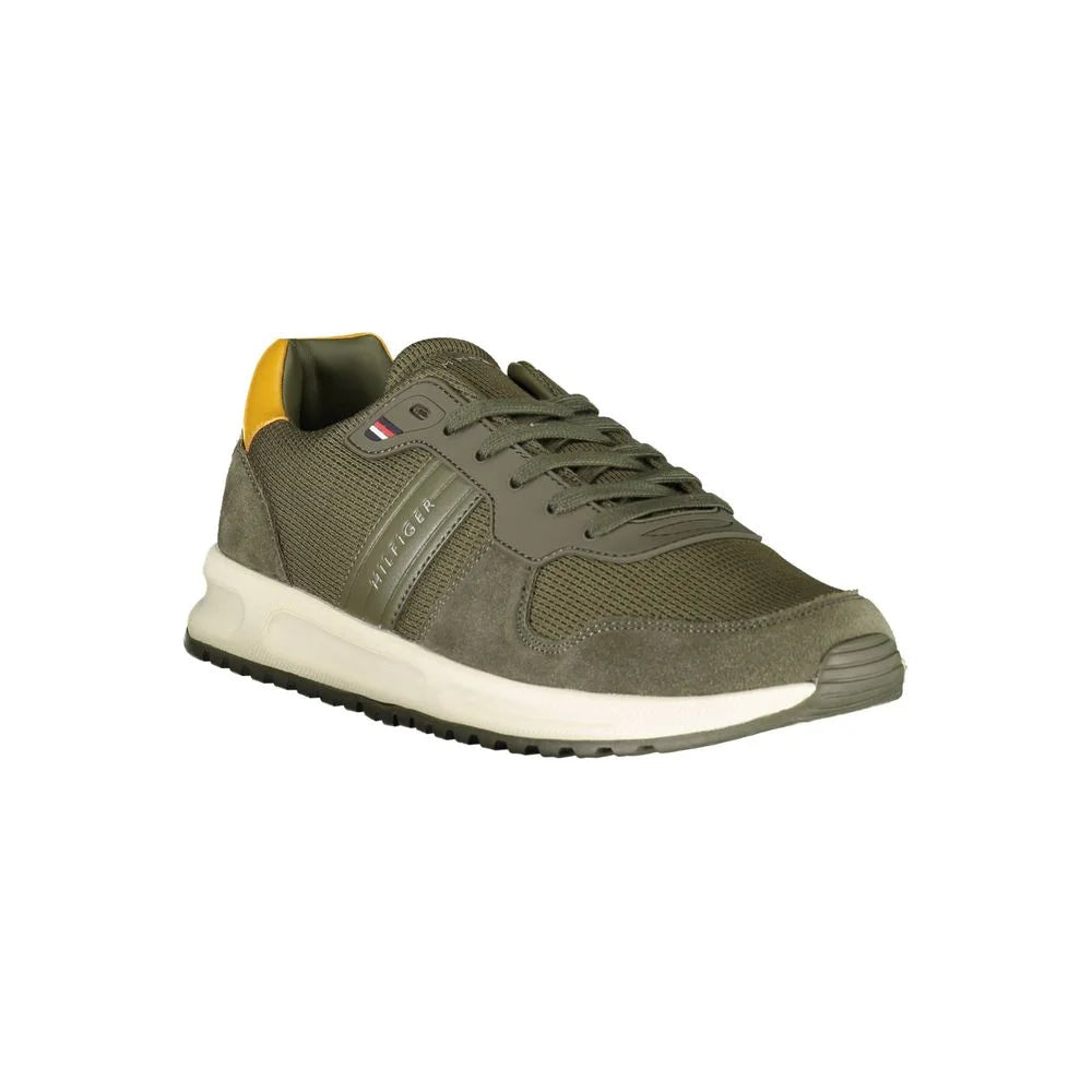 Tommy Hilfiger Green Polyester Sneaker - EU43/US10 - Sneakers