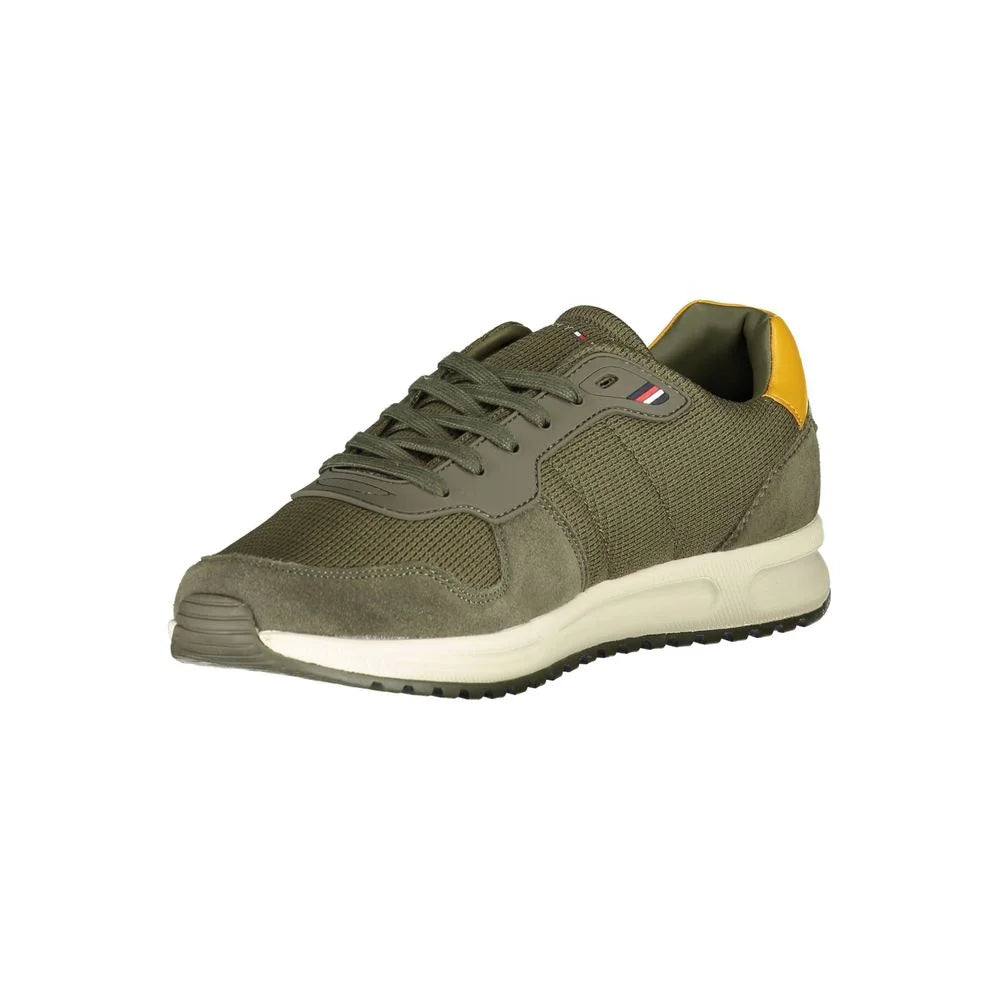 Tommy Hilfiger Green Polyester Sneaker - EU43/US10 - Sneakers