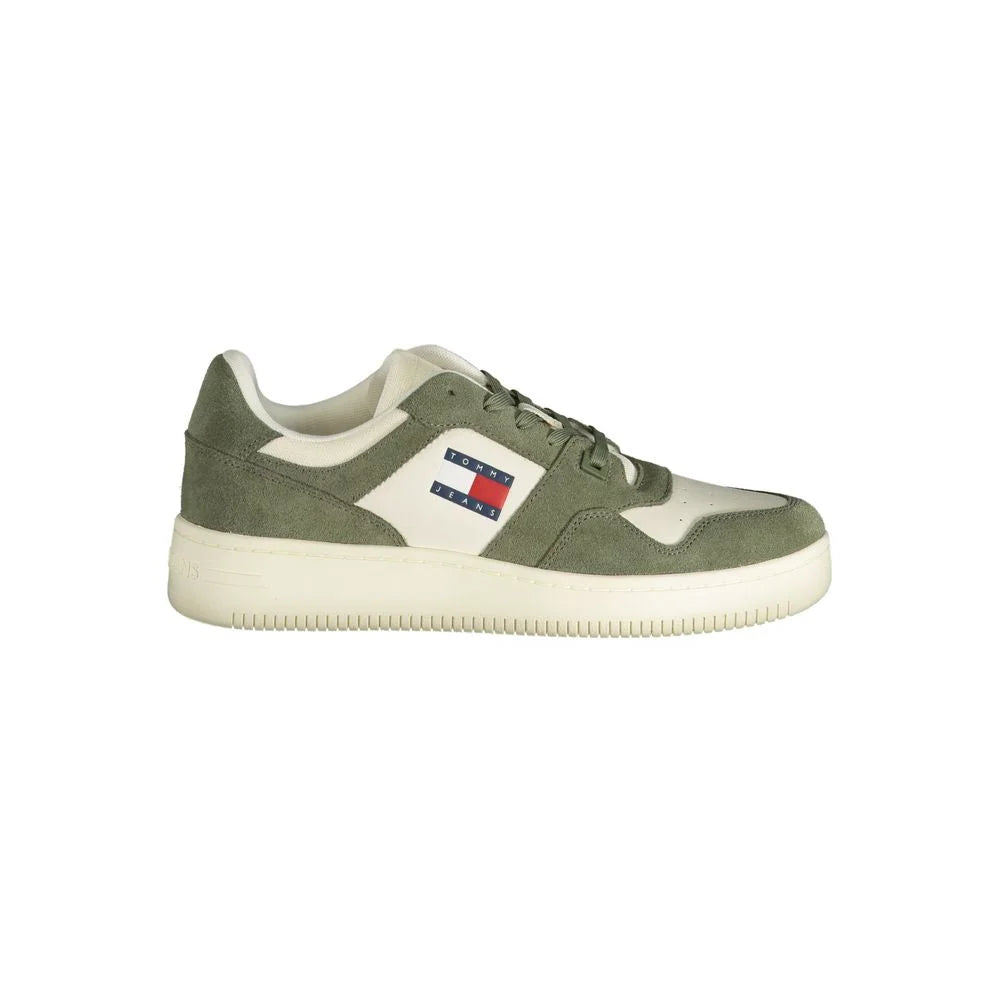Tommy Hilfiger Green Polyester Sneaker - Sneakers