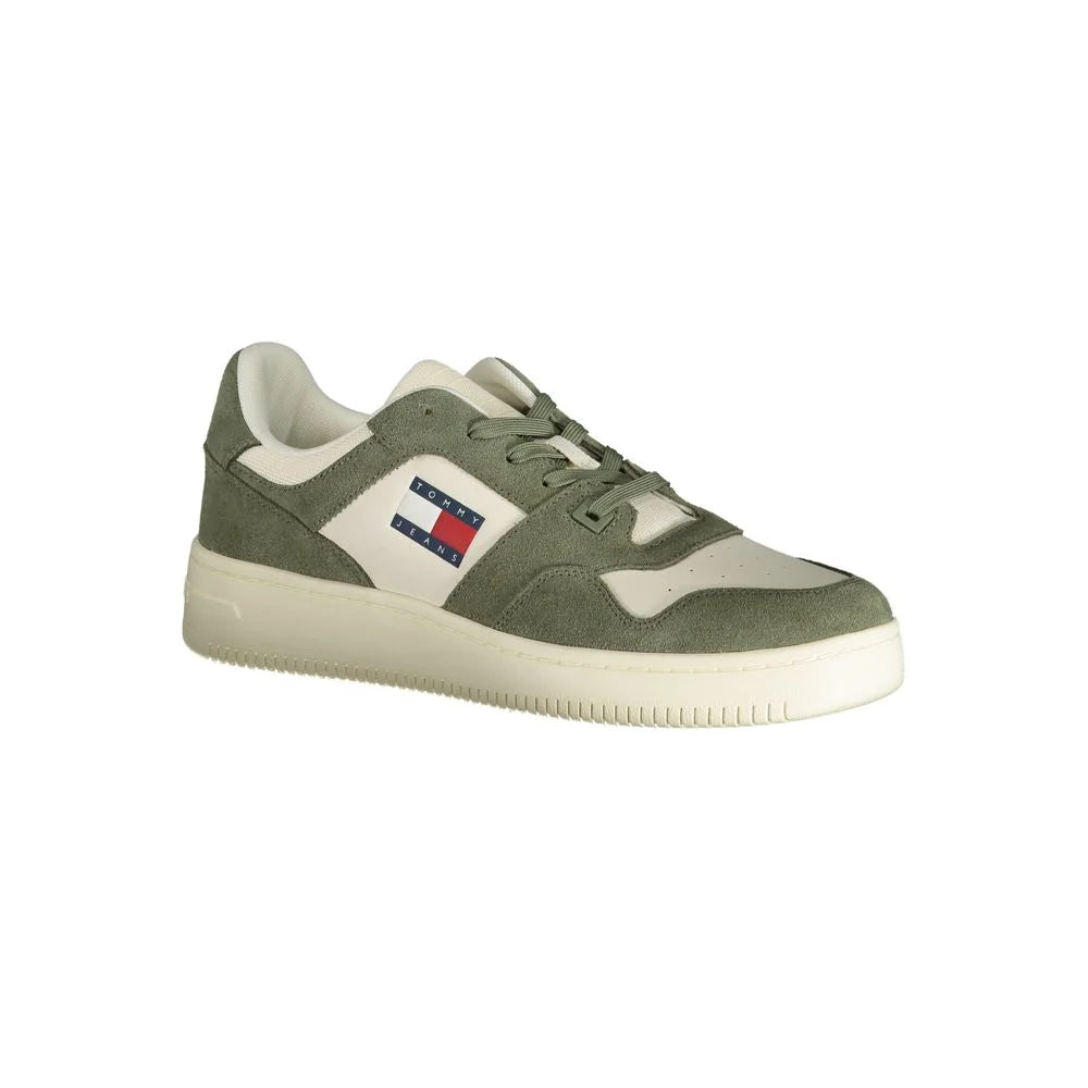 Tommy Hilfiger Green Polyester Sneaker - Sneakers
