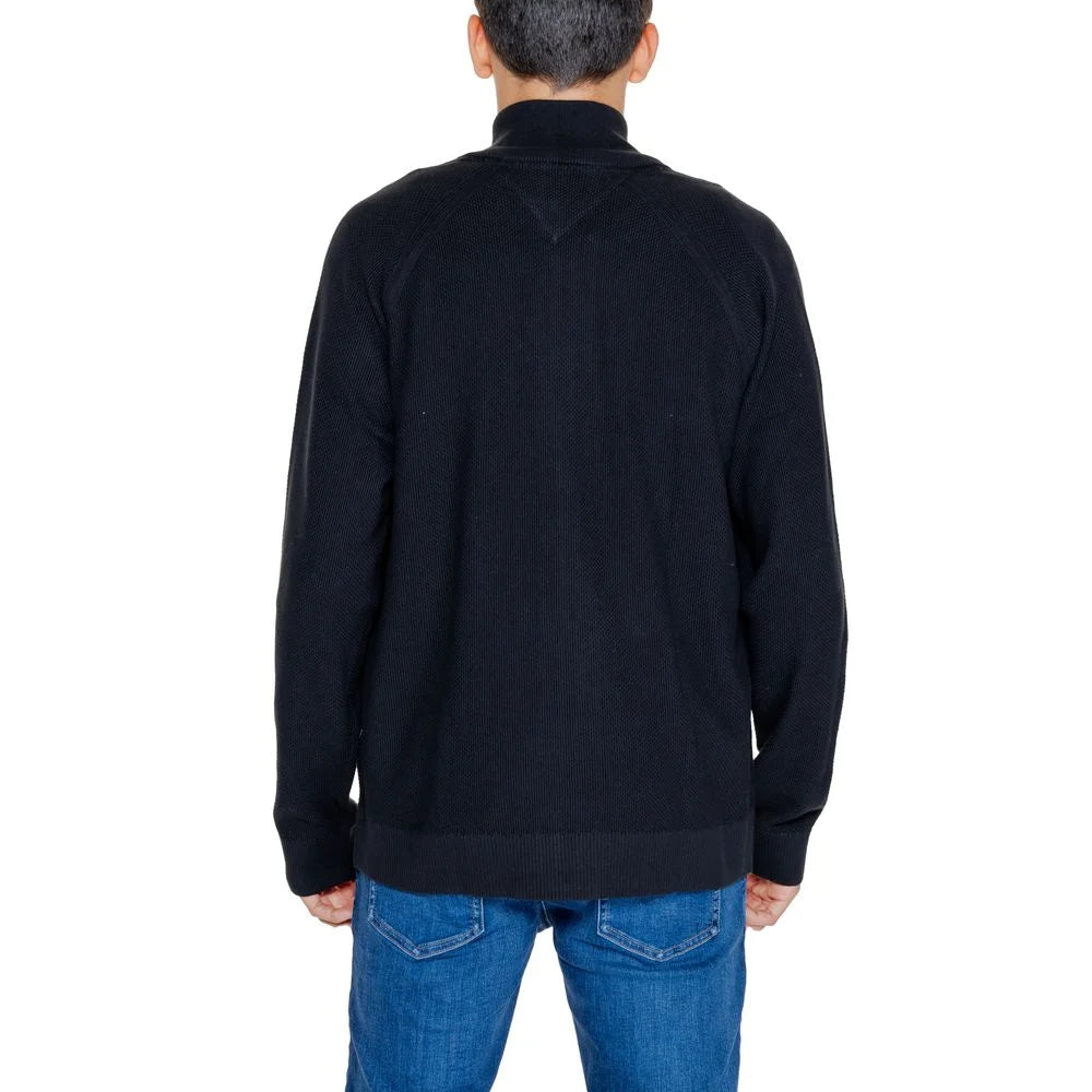 Tommy Hilfiger Jeans Black Cotton Cardigan - IT44 | S