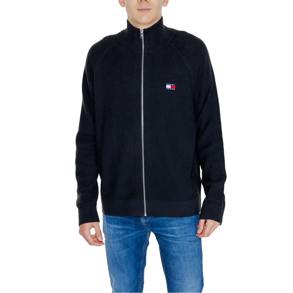 Tommy Hilfiger Jeans Black Cotton Cardigan - IT44 | S