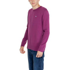 Tommy Hilfiger Jeans Purple Organic Cotton Sweater - IT52 | XL