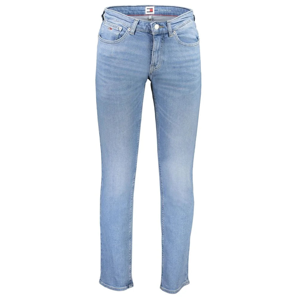 Tommy Hilfiger Light Blue Cotton Men Jeans - Jeans