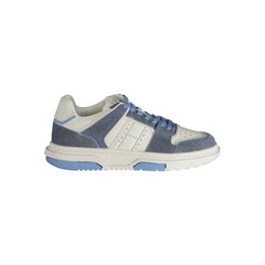 Tommy Hilfiger Light Blue Leather Women Sneaker - Sneakers