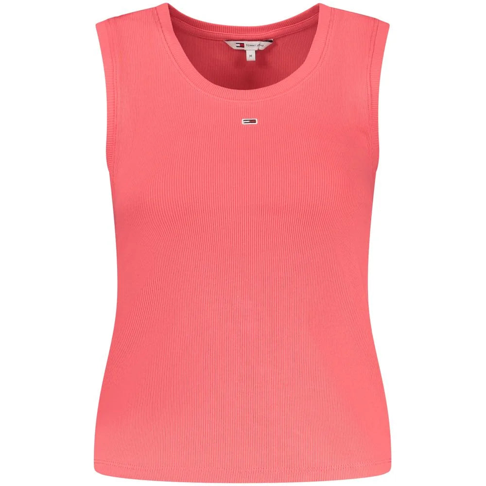 Tommy Hilfiger Pink Cotton Tank Top