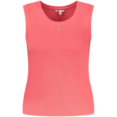 Tommy Hilfiger Pink Cotton Tank Top