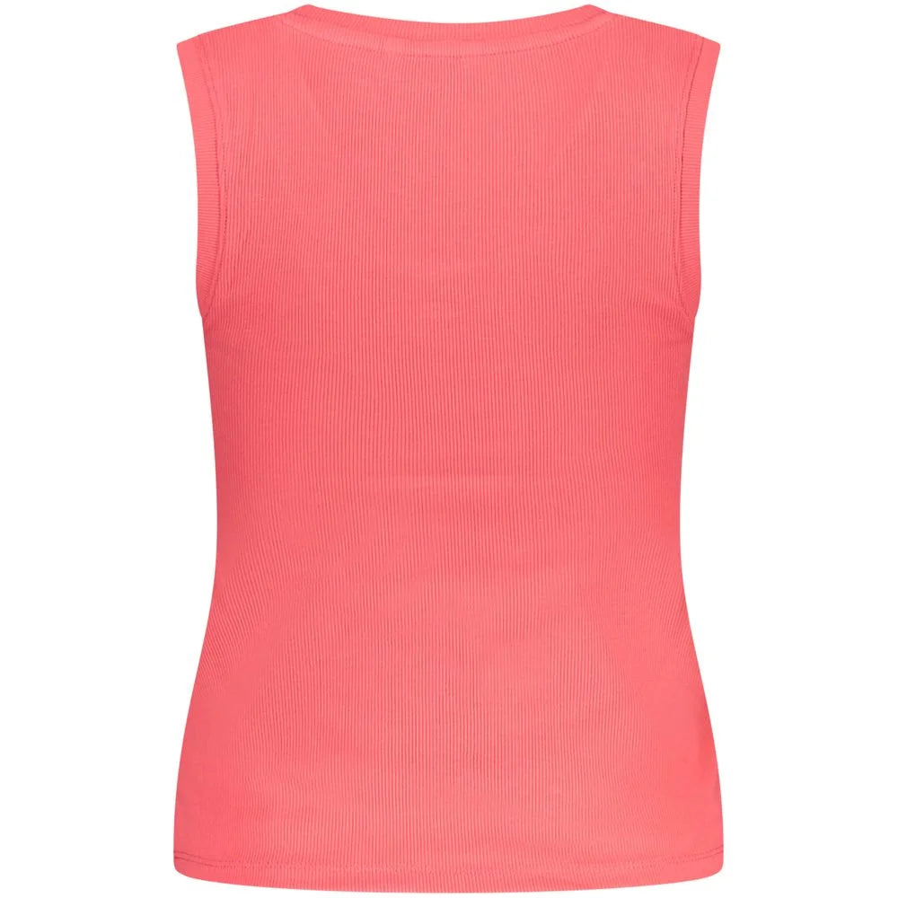 Tommy Hilfiger Pink Cotton Tank Top