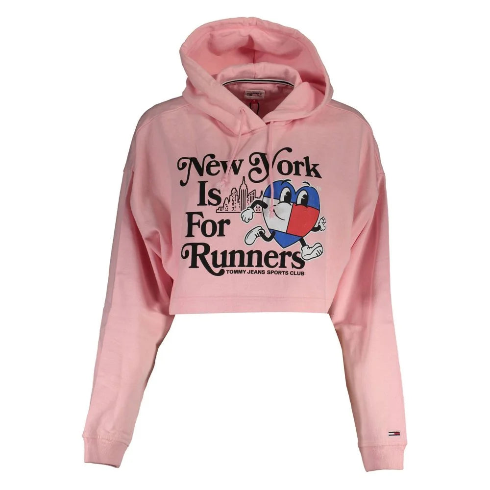 Tommy Hilfiger Pink Cotton Women Sweater - Hoodies