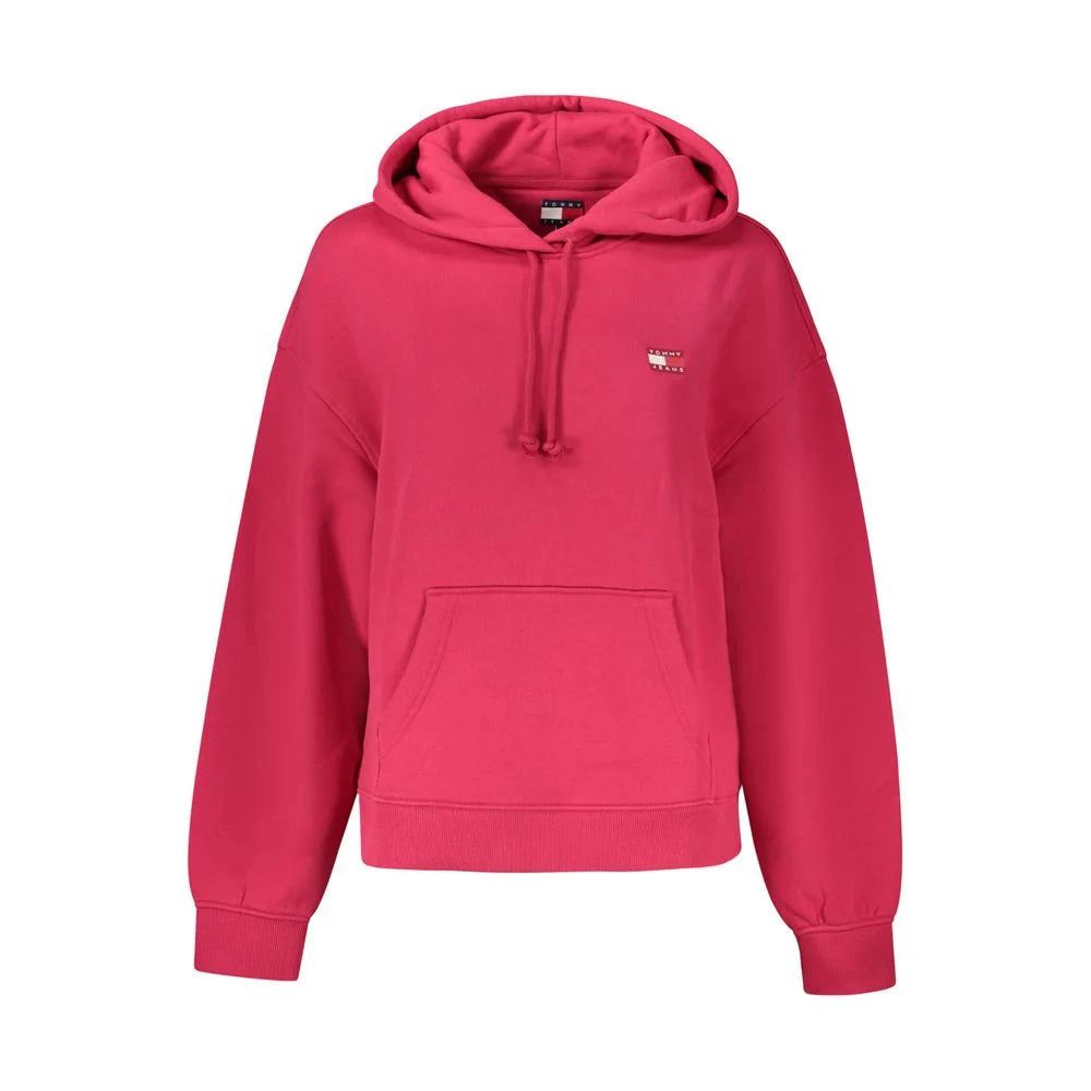 Tommy Hilfiger Pink Cotton Women Sweater - L - Hoodies