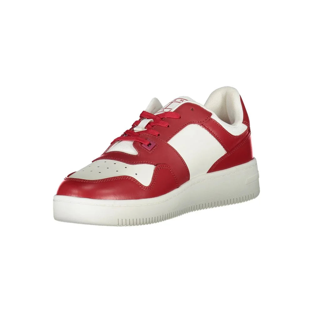 Tommy Hilfiger Pink Leather Men Sneaker - Sneakers
