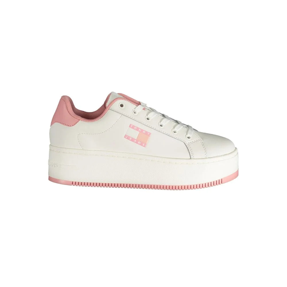 Tommy Hilfiger Pink Polyester Sneaker - Sneakers