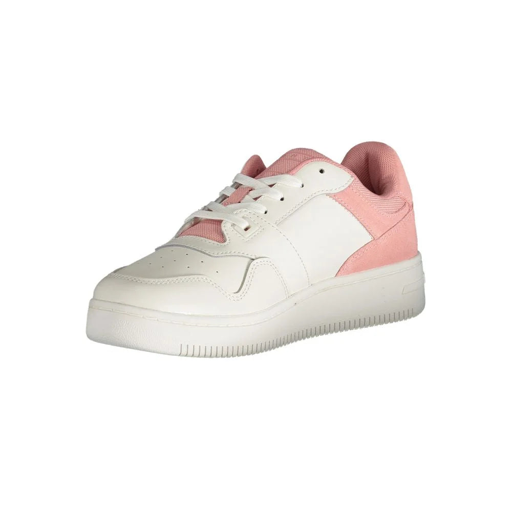 Tommy Hilfiger Pink Polyester Sneaker - Sneakers