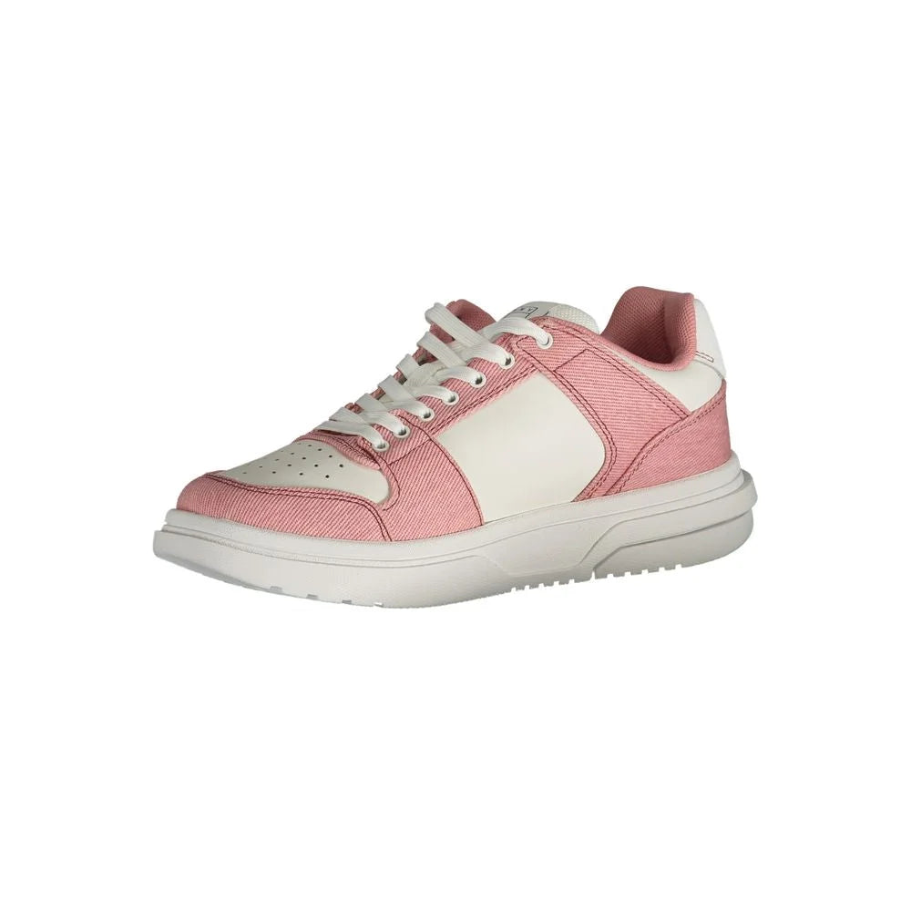 Tommy Hilfiger Pink Polyester Sneaker - Sneakers