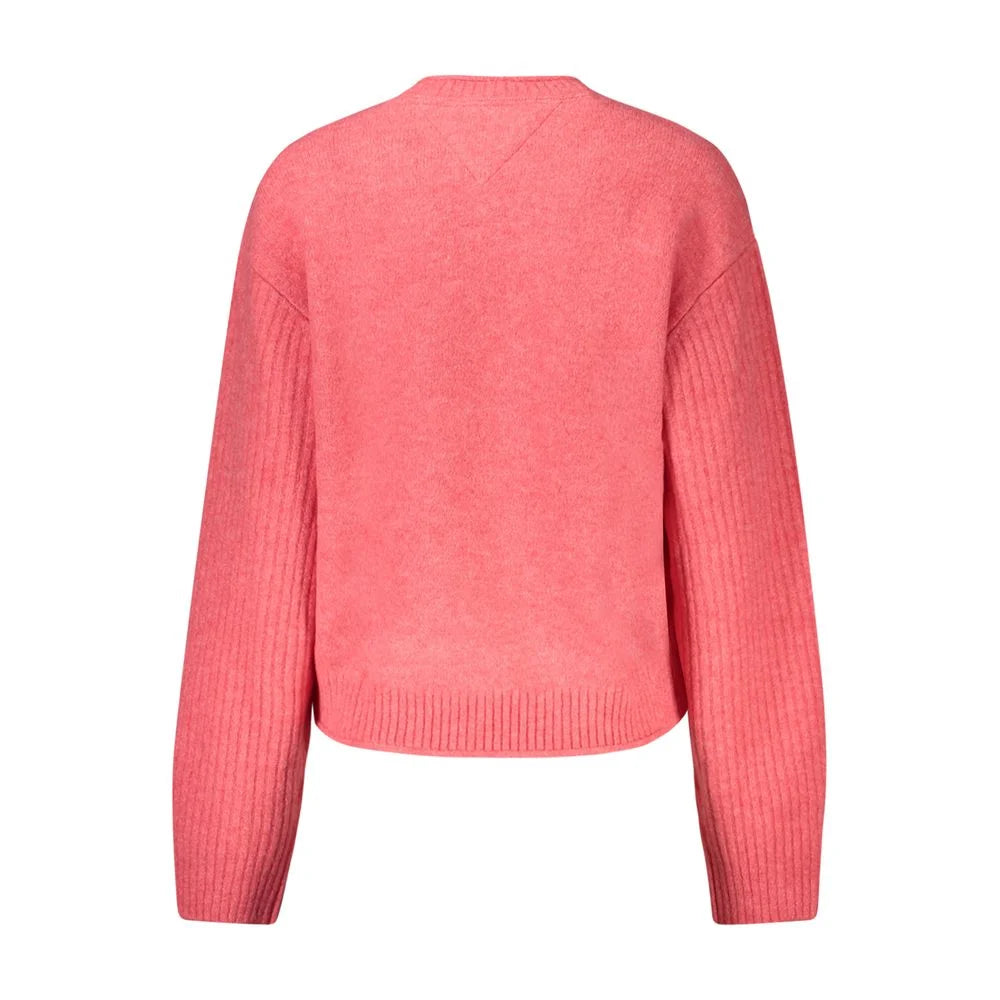 Tommy Hilfiger Pink Wool Women Sweater - XL