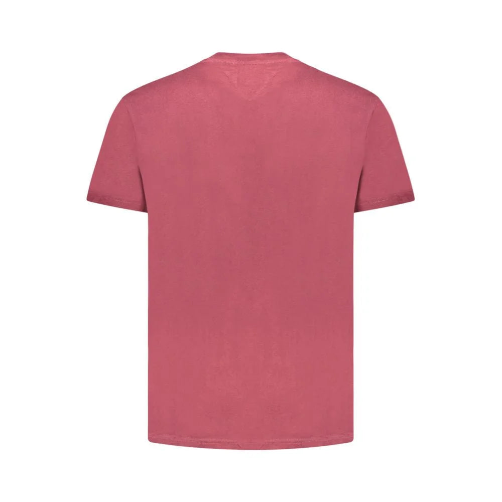 Tommy Hilfiger Red Cotton Men T-Shirt - T-Shirts