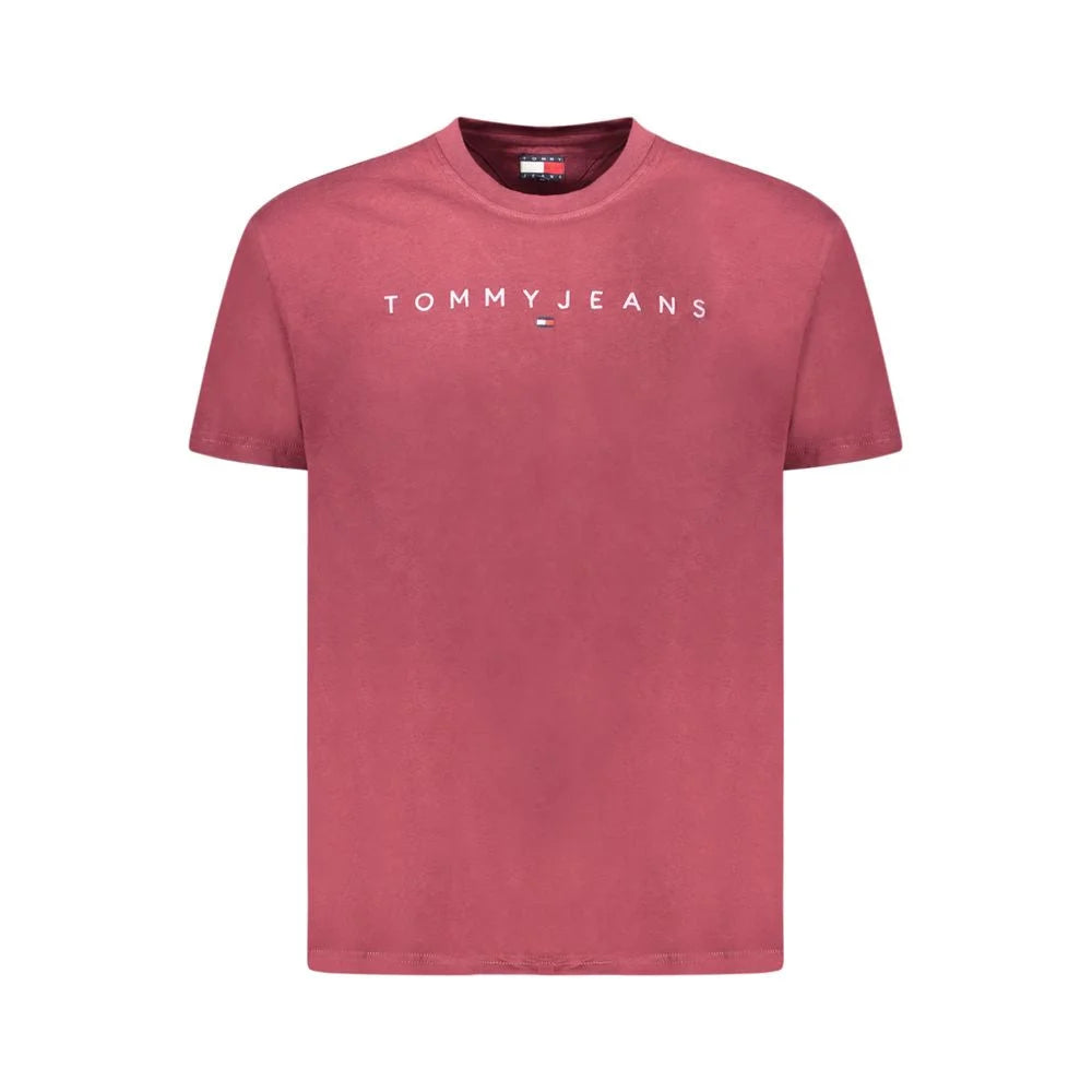 Tommy Hilfiger Red Cotton Men T-Shirt - T-Shirts