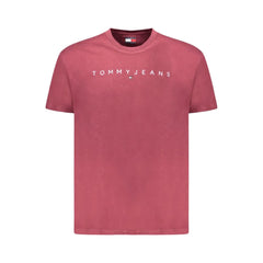 Tommy Hilfiger Red Cotton Men T-Shirt - T-Shirts