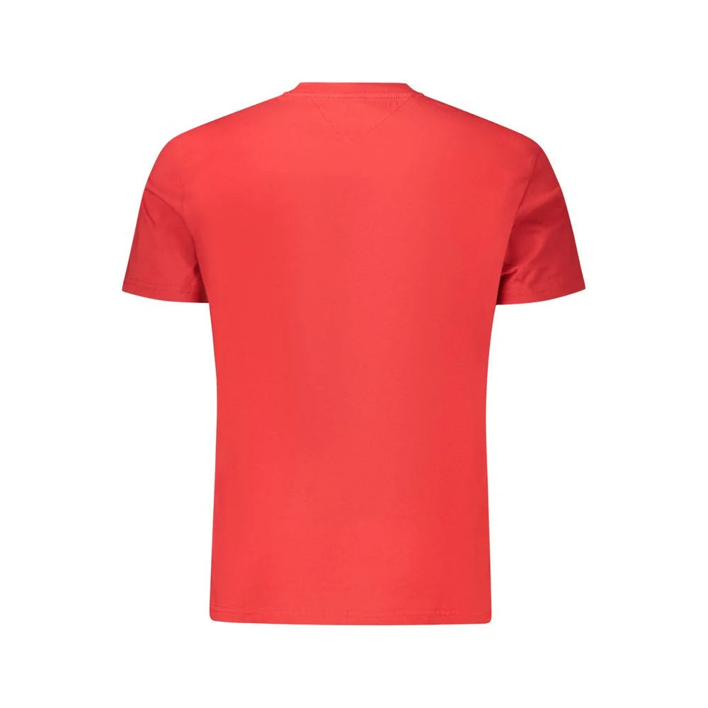 Tommy Hilfiger Red Cotton Men T-Shirt - T-Shirts