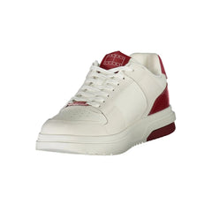 Tommy Hilfiger Red Leather Men Sneaker - Sneakers