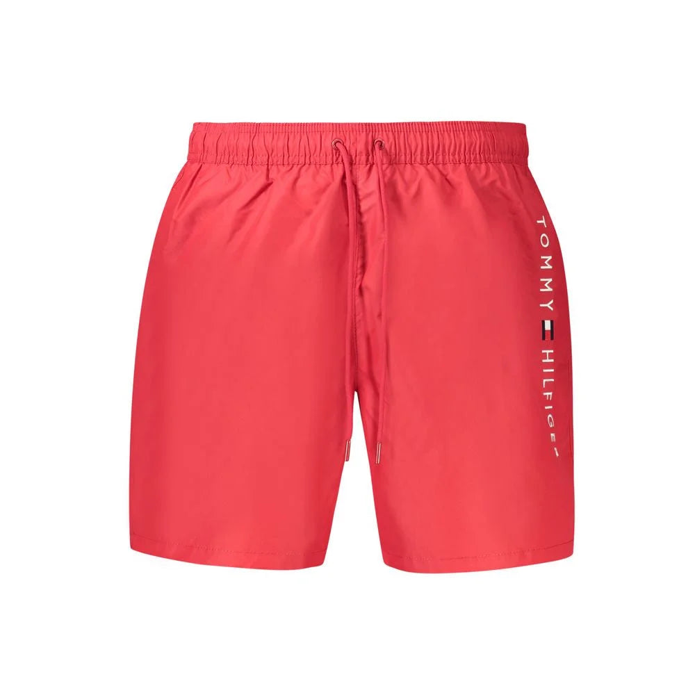 Tommy Hilfiger Red Polyester Swimwear - S - Swim Boxers